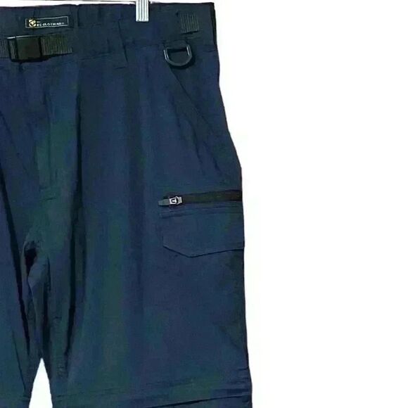 B.C. Clothing Co. Convertible Pant XL x 30 Navy Outdoor Hiking Cargo Utility NWT - Picture 6 of 13